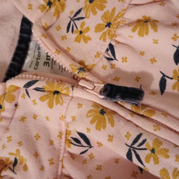 Carters hooded sweatshirt bodysuit - Picture 2 of 3